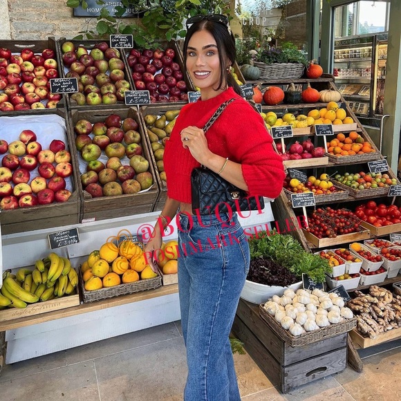 BLOGGERS FAV ZARA RED CROPPED SWEATER - Picture 5 of 7